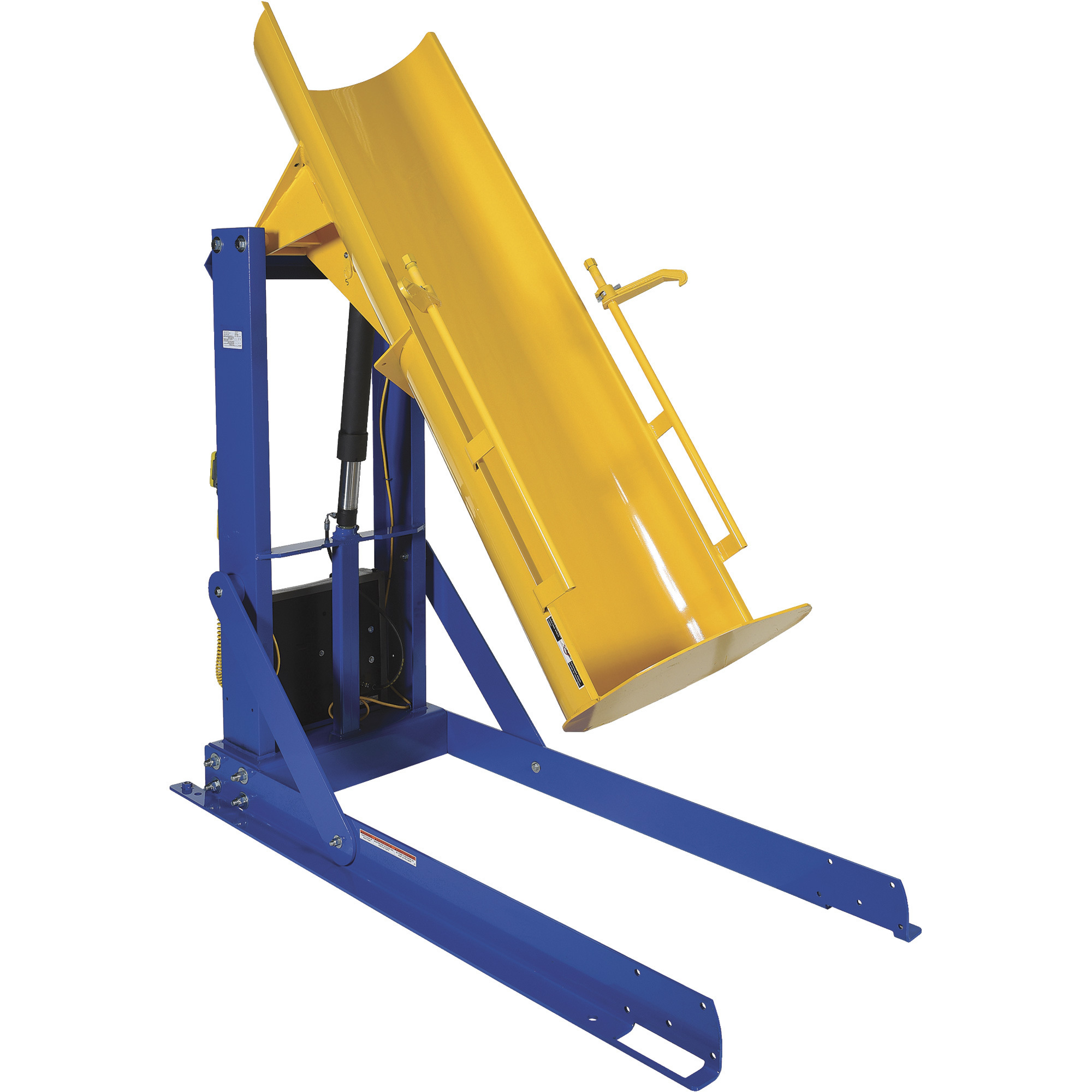 Vestil Hydraulic Drum Dumper - Stationary, 750-Lb. Capacity, 60in. Dump Height, Model# HDD-60-7-S